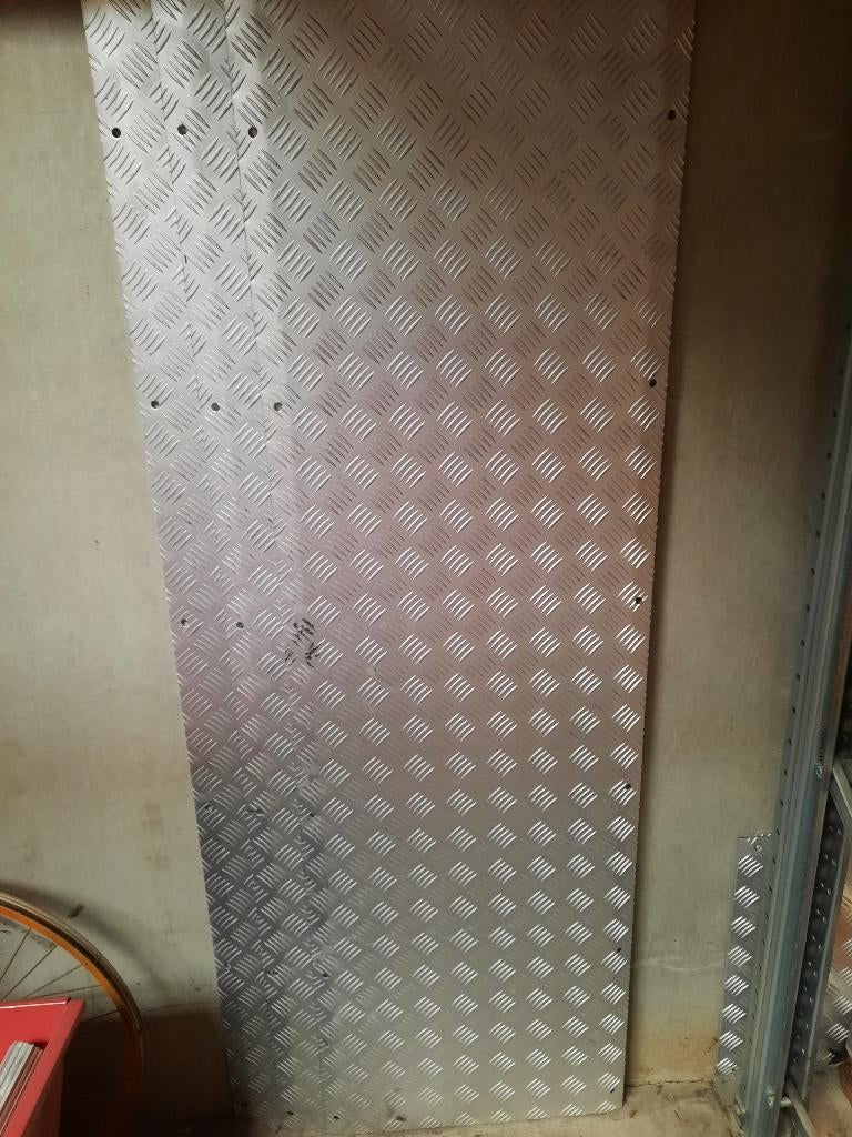 Alu traanplaaten te koop, Bricolage & Construction, Métaux, Enlèvement, Neuf, Aluminium