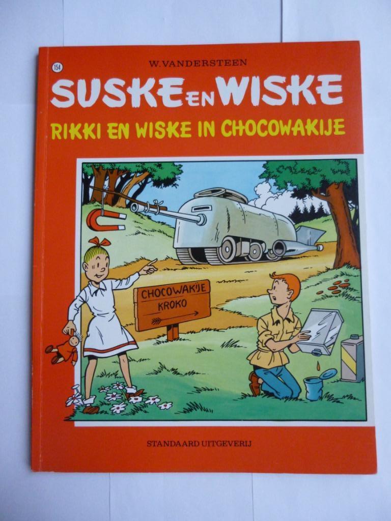 S&W 1E DRUK NR:154"RIKKI EN WISKE IN CHOCOWAKIJE"UIT 1975, Boeken, Willy Vandersteen, Eén stripboek, Ophalen of Verzenden, Zo goed als nieuw