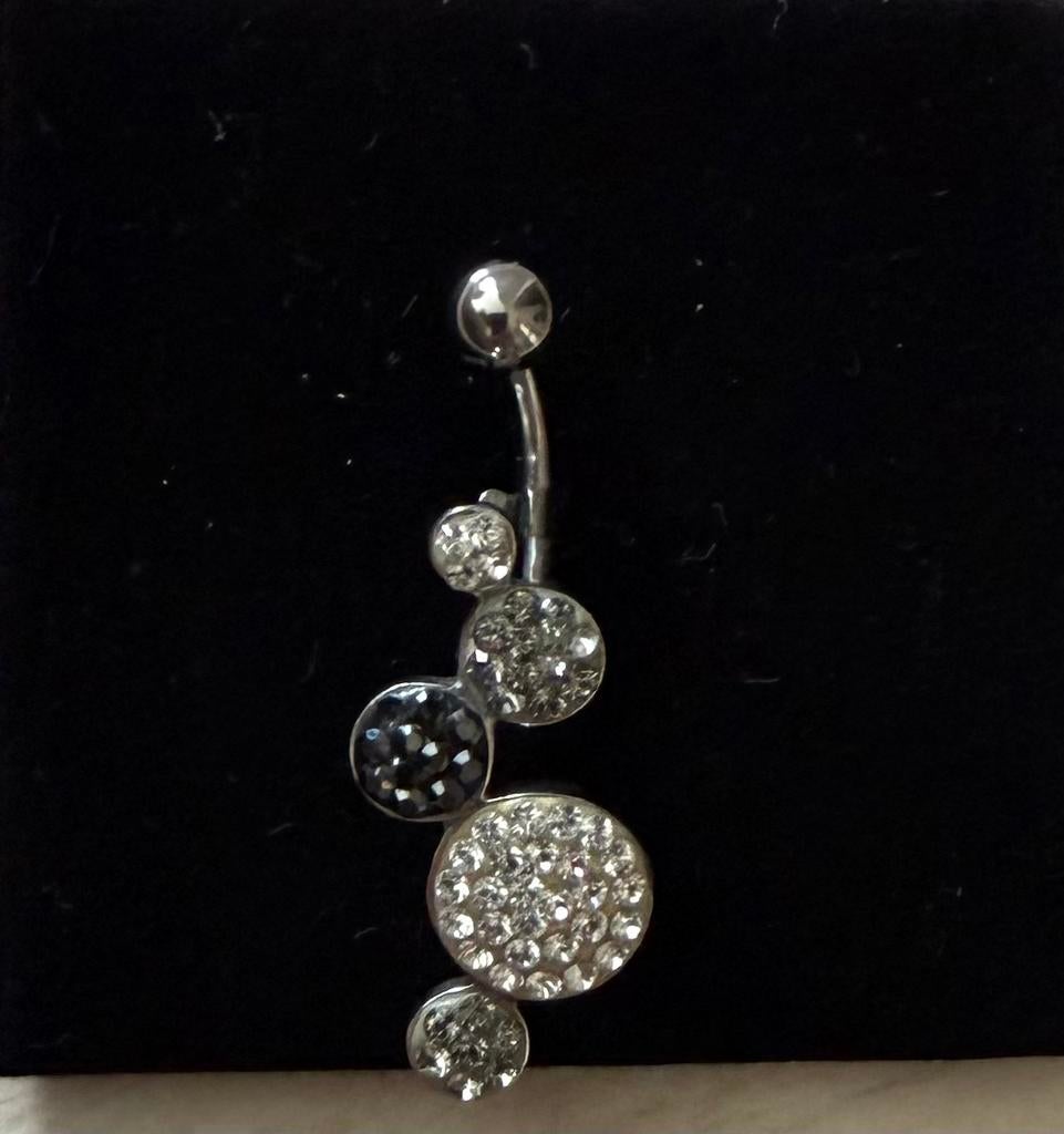 Piercing au nombril, Bijoux, Sacs & Beauté, Piercings, Enlèvement ou Envoi, Comme neuf, Acier, Piercing nombril