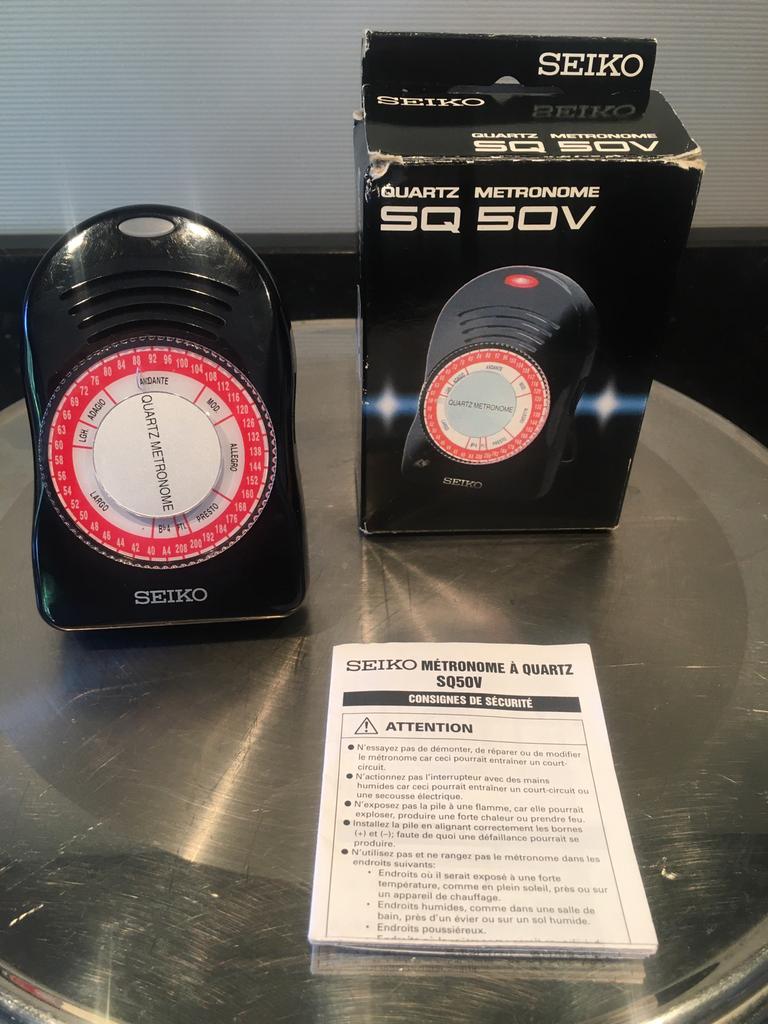 metronoom SEIKO QUARTZ SQ 50 V, Musique & Instruments, Enlèvement ou Envoi, Comme neuf, Autres instruments