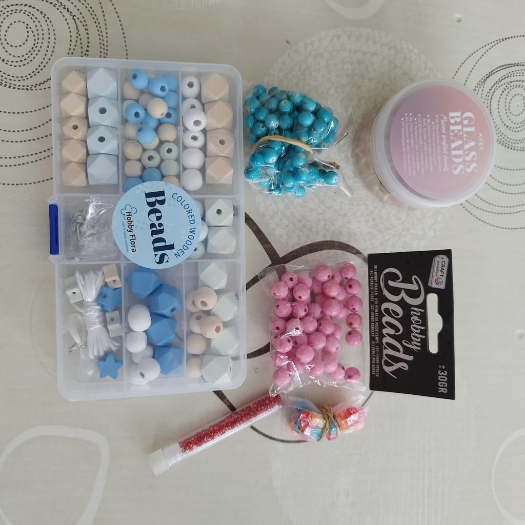 Lot de perles pour bracelet/collier, Enlèvement, Neuf, Perle