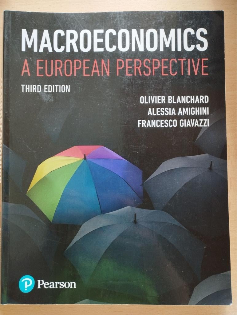 Macroeconomics - a European perspective, Enlèvement ou Envoi, Comme neuf