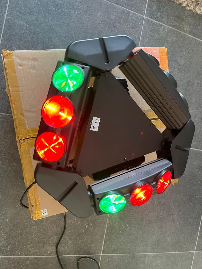 LED Moving Head Stage Light, Enlèvement ou Envoi, Utilisé, Lumières, Couleur