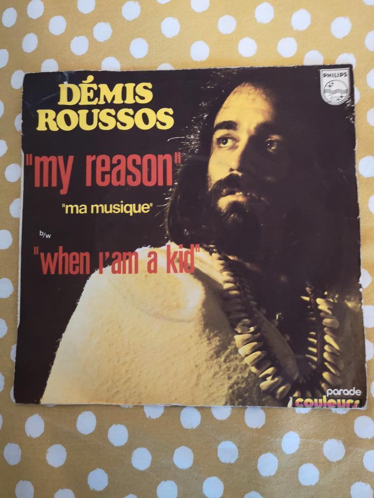 Demis Roussos : my reason(bpost gratuit), Enlèvement ou Envoi, Utilisé, 7 pouces, Pop