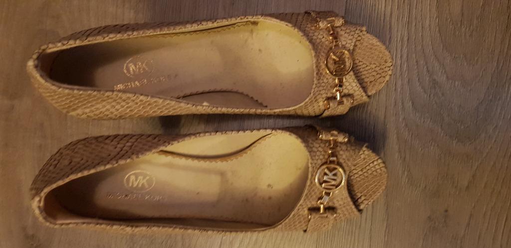 Pompes MK M 40, Michael Kors, Enlèvement ou Envoi, Beige, Escarpins