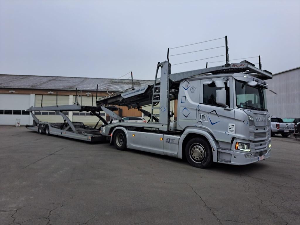 3x SCANIA G450 Autotransporter Eurolohr 2019, Autos, Argent ou Gris, Achat, Euro 6, Entretenue par le concessionnaire
