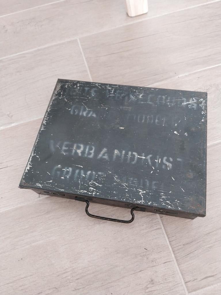Engelse verbandkist wo2 outfit first aid 1941, Verzamelen, Ophalen of Verzenden