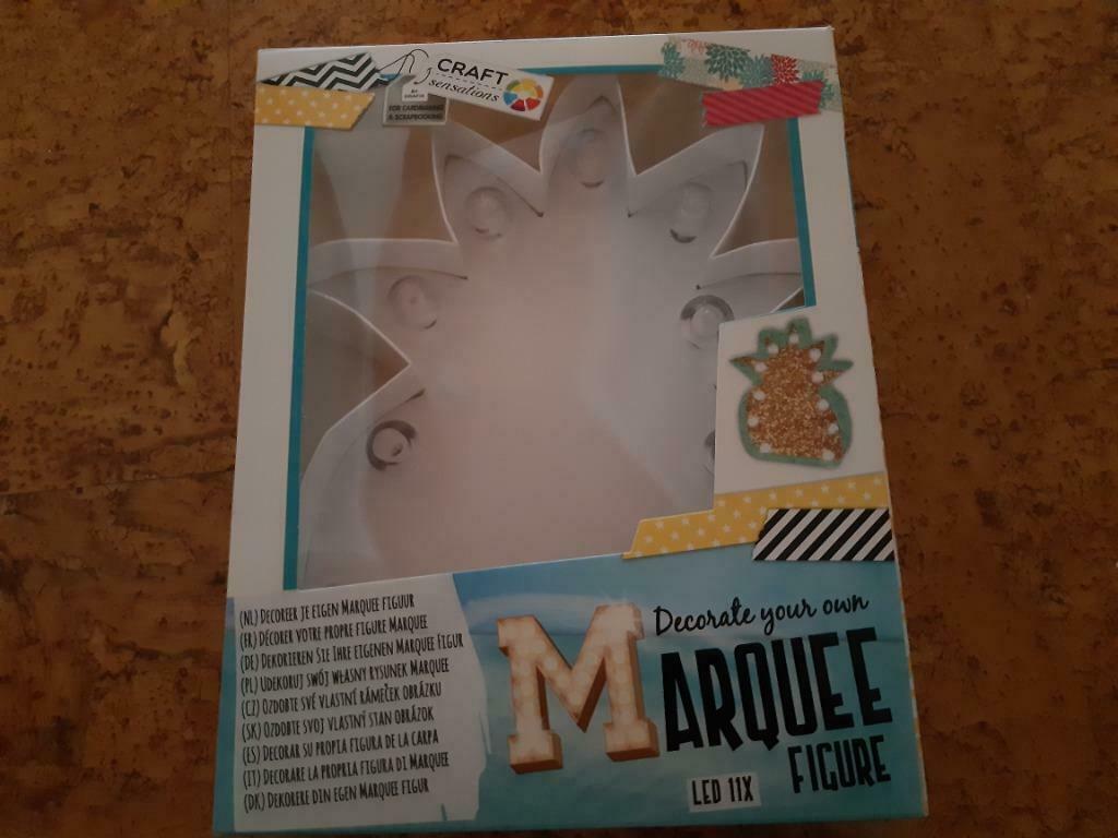 Zelf te decoreren Marquee Ananas figuur met led lampjes, Hobby en Vrije tijd, Ophalen of Verzenden, Nieuw