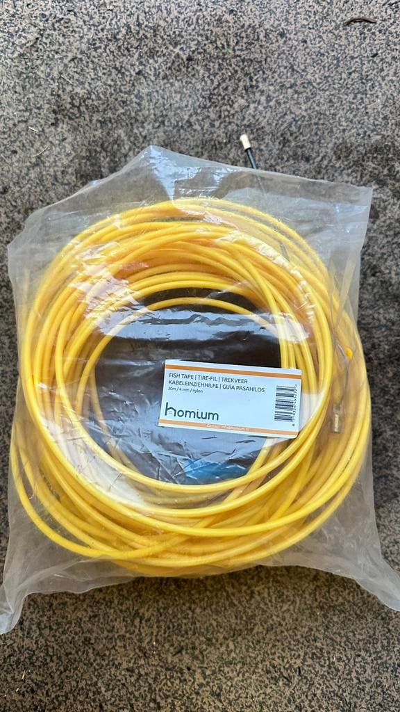 Homium Trekveer 30m (nylon), Informatique & Logiciels, Pc & Câble réseau, Utilisé, Enlèvement