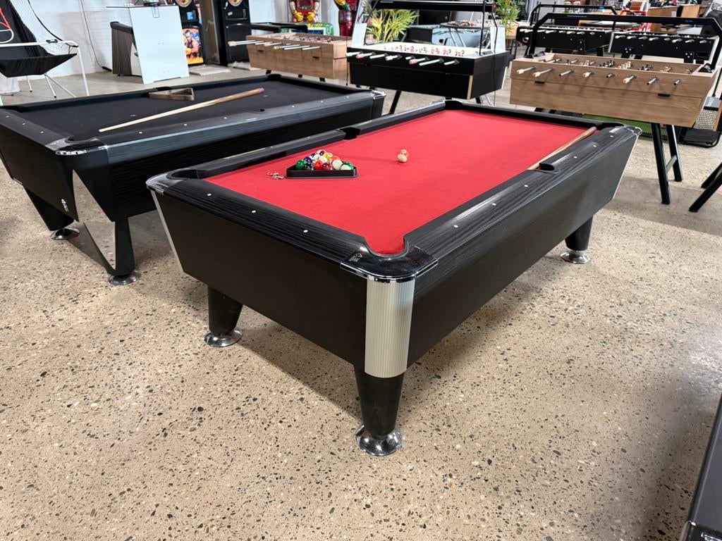 Sam 7 ft pooltafel met muntsysteem, Sport en Fitness, Biljarten en Poolen, Zo goed als nieuw, Pooltafel, Ophalen of Verzenden