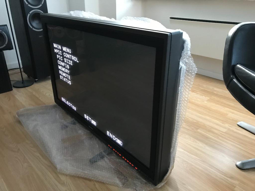 2 x TV Sony Plasma PFM-500A1W Professioneel panel, Audio, Tv en Foto, Televisies, Ophalen, Zo goed als nieuw, Sony