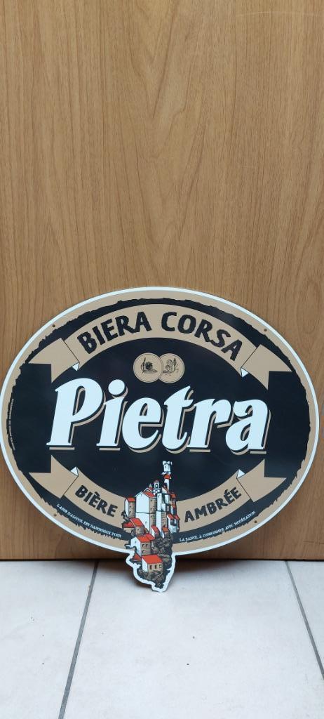 Enseigne publicitaire Pietra Bière Ambrée (rare), Enlèvement ou Envoi, Neuf, Panneau, Plaque ou Plaquette publicitaire, Autres marques