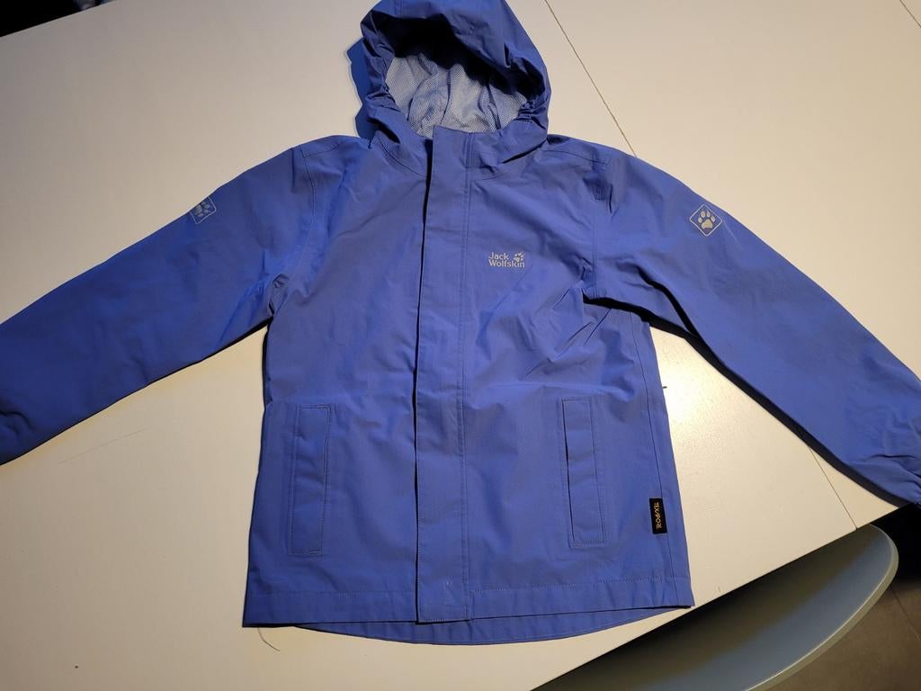 Regenjas Jack Wolfskin maat 140, Ophalen of Verzenden, Gebruikt, Jack Wolfskin, Meisje