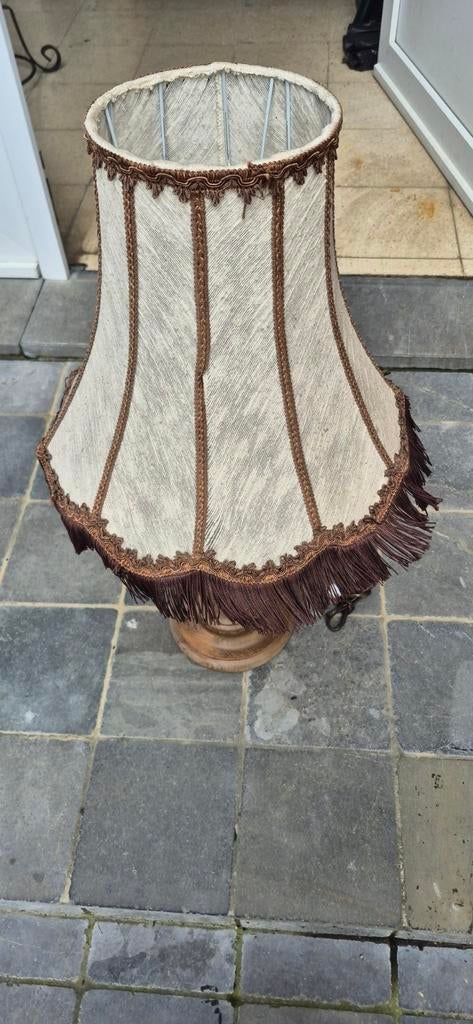 Lampe avec pied en bois, Maison & Meubles, Enlèvement, Neuf, Rustique
