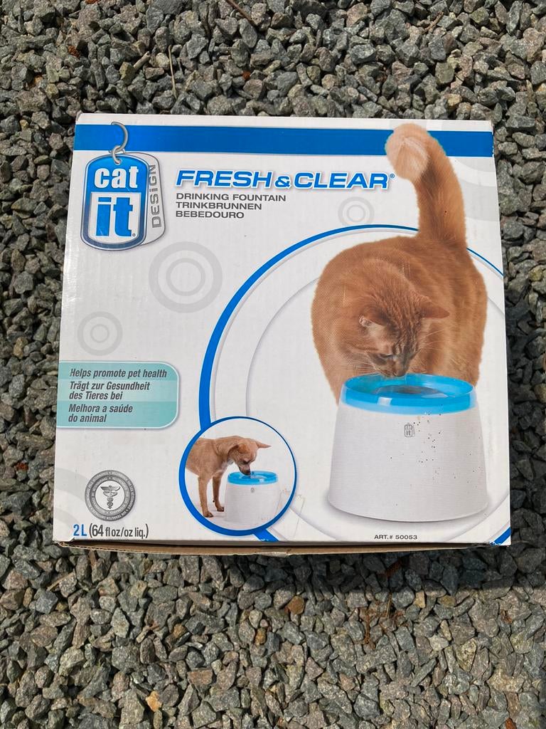 Catit drinkfontein, Ophalen, Automatisch, Zo goed als nieuw