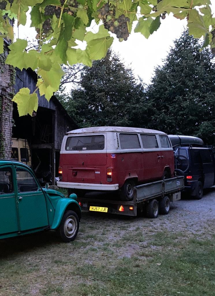 Volkswagen T2 b 1977 Minibus, Auto's, Achterwielaandrijving, Zwart, Handgeschakeld, Particulier