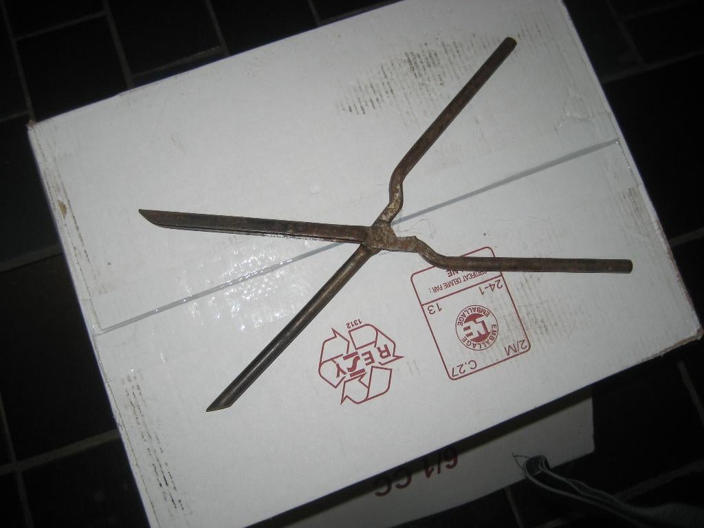 antieken krultang, Antiek en Kunst, Ophalen of Verzenden