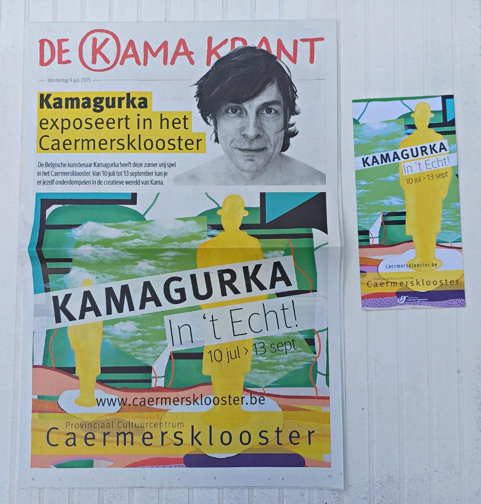 Krantje De Kama Krant + flyer Kamagurka - nieuw - Gent, Verzamelen, Ophalen of Verzenden, Krant