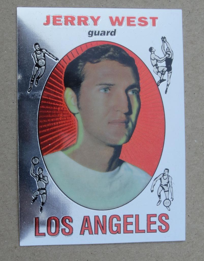 1996 Topps NBA Chrome reprints Jerry West #90, Verzenden, Zo goed als nieuw, Plaatje
