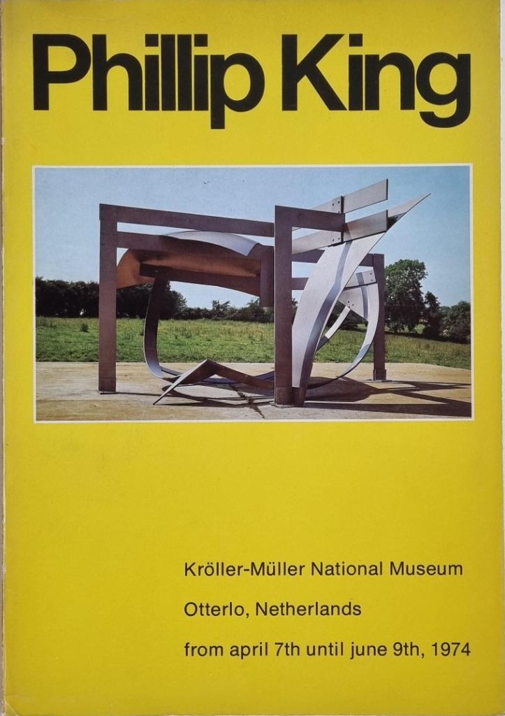 Phillip King - 1974 - Kröller-Müller National Museum Otterlo, Beeldhouwkunst, Ophalen of Verzenden, Zo goed als nieuw, R.W.D. Oxenaar