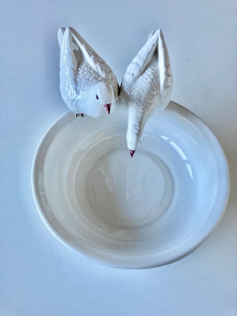 Italiaanse 'Love Nest Doves' schaal, Ophalen of Verzenden
