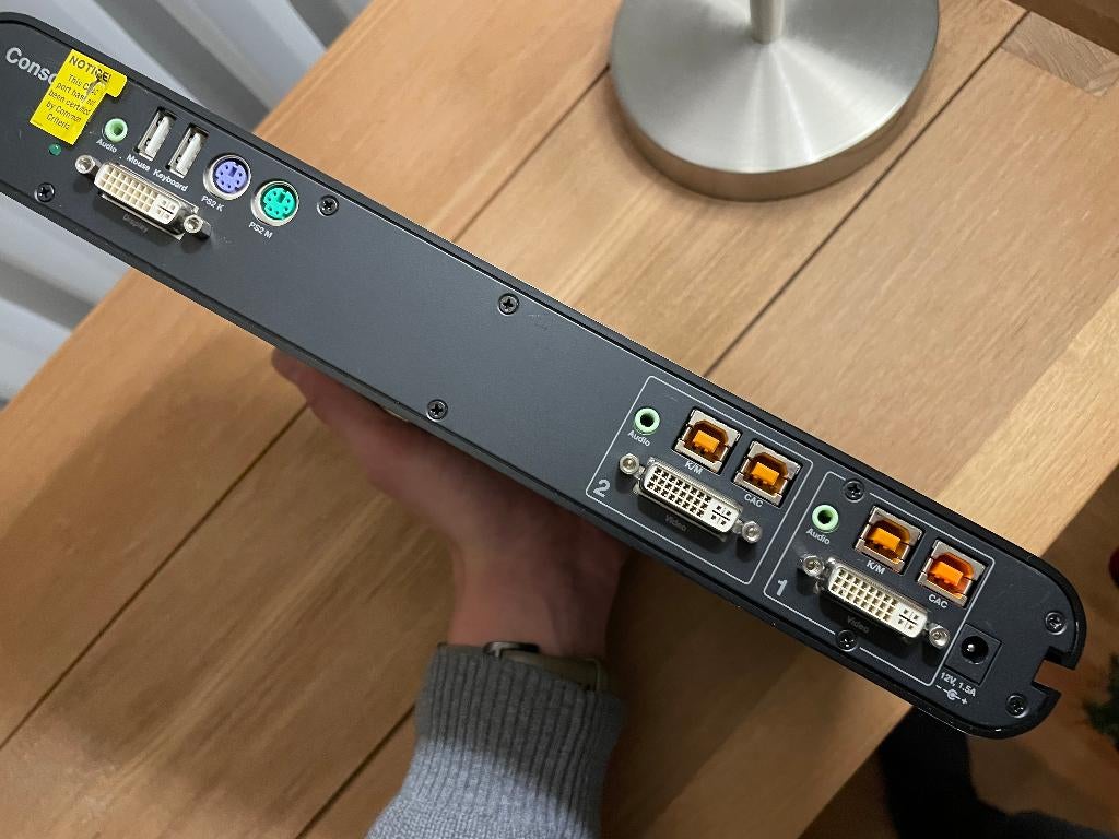 KVM Belkin F1DN102C Advanced Secure DVI-I KVM Switch, Ophalen of Verzenden, DVI
