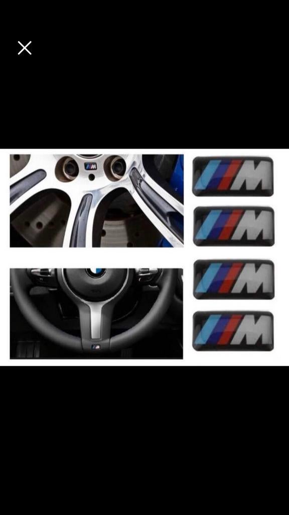 Bmw sticker M pour jantes