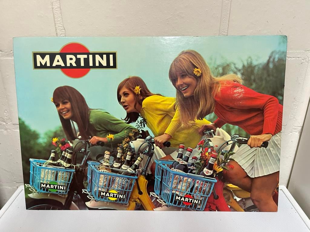 Martini karton bordje nr 4 perfecte staat, Enlèvement ou Envoi