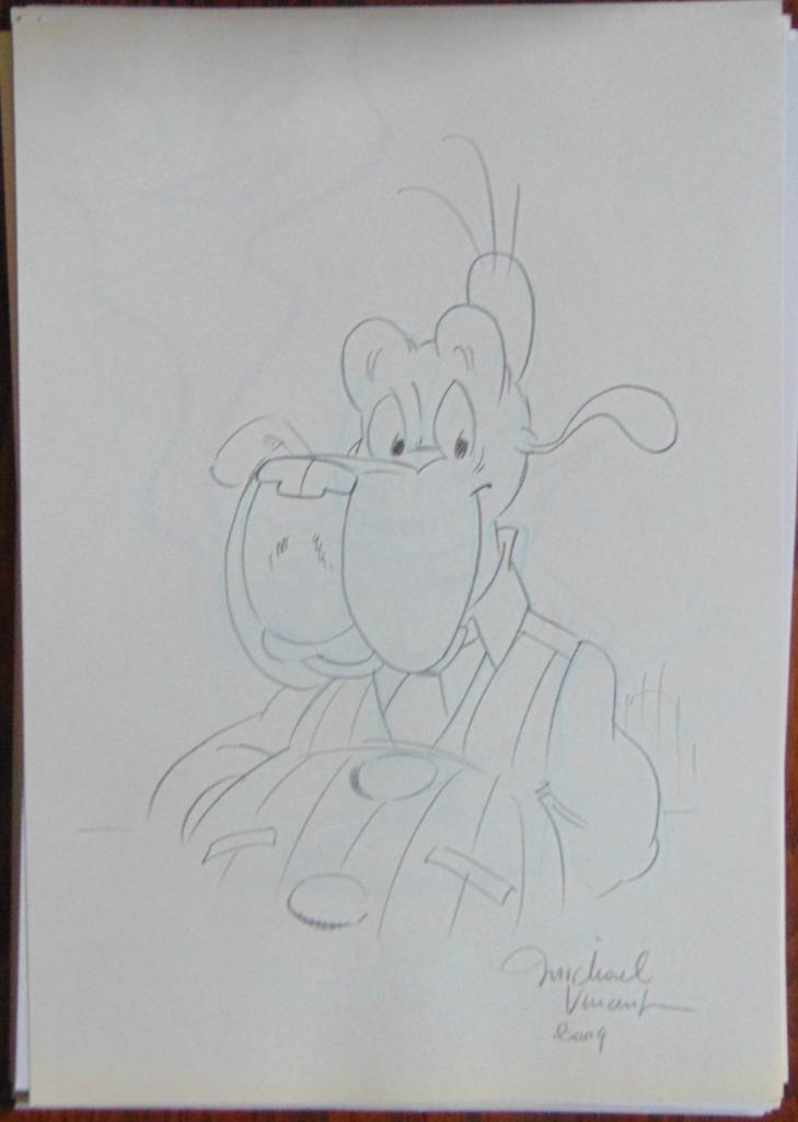 Originele tekening van Michael Vincent, Boeken, Ophalen, Nieuw, Michael Vincent