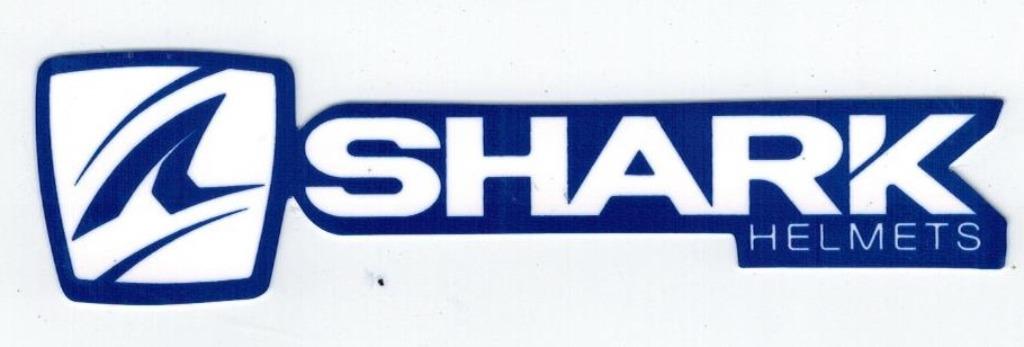 Logo autocollant Shark Helmets - 109x28mm, Motos, Enlèvement ou Envoi