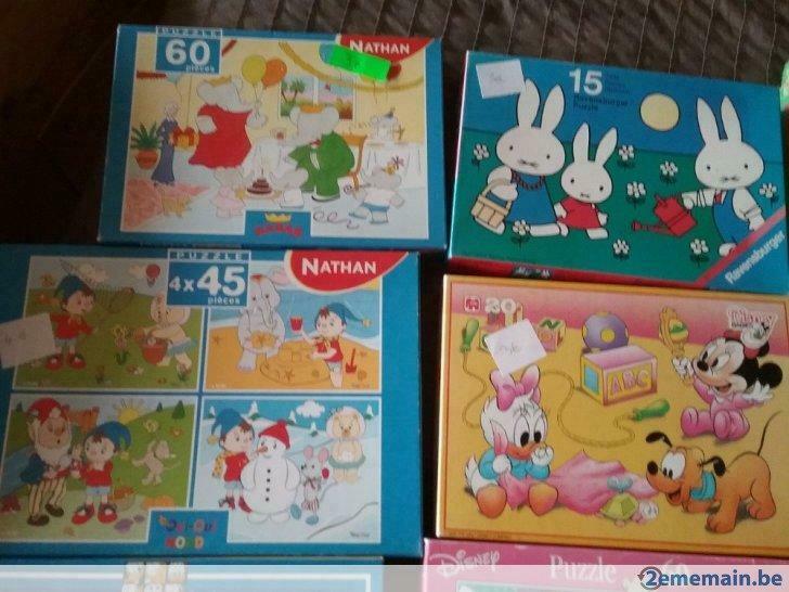 puzzles,Disney, babar, power rangers, action man, Enlèvement ou Envoi, Utilisé