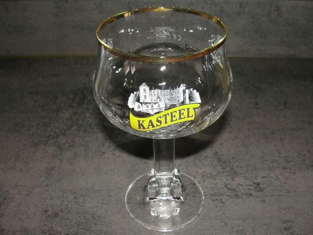 Glas Kasteelbier, Verzamelen, Ophalen of Verzenden, Gebruikt, Glas of Glazen, Overige merken