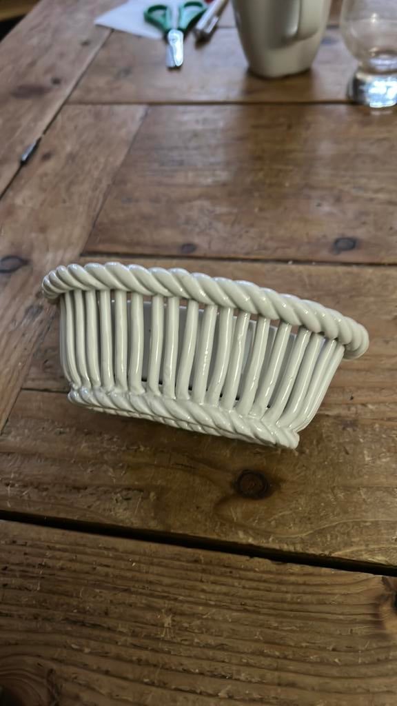 Petite jardinière en porcelaine, Enlèvement ou Envoi, Utilisé, Autres matériaux
