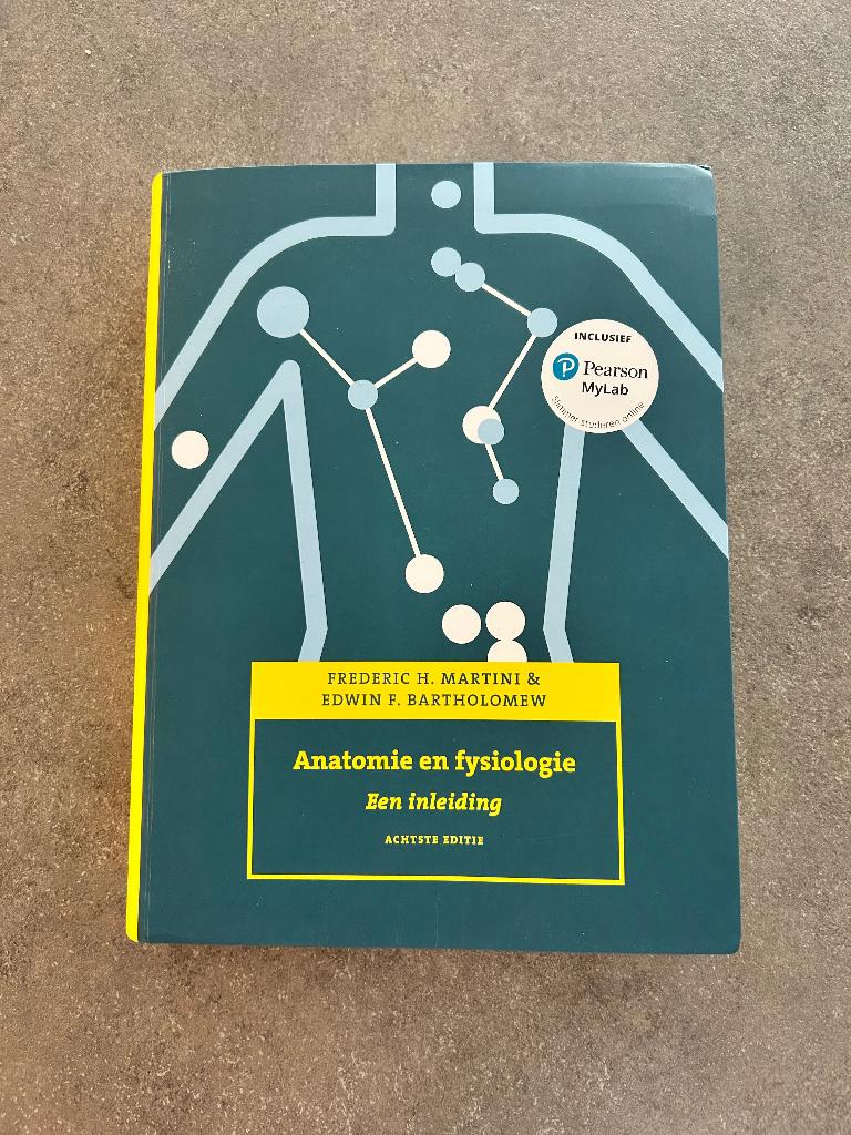 Anatomie en fysiologie een inleiding, Boeken, Studieboeken en Cursussen, Ophalen of Verzenden, Zo goed als nieuw, Hogeschool, Frederic H. Martini; Edwin F. Bartholomew