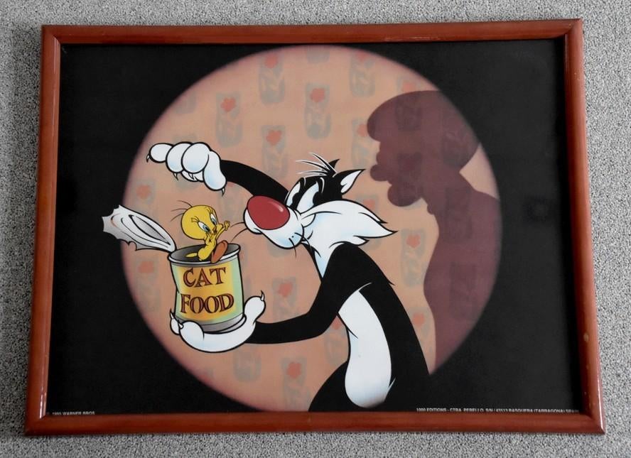 Affiche Tweety & Sylvester, Collections, Disney, Comme neuf, Image ou Affiche, Autres personnages, Enlèvement ou Envoi
