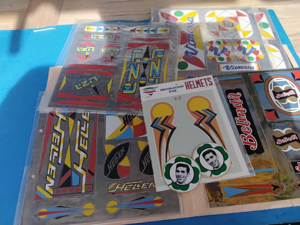 Retro stickers voor fietsen, Ophalen, Nieuw, Stickers en Plaatjes
