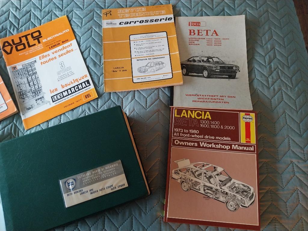 Technische boeken lancia beta, Ophalen of Verzenden, Gelezen