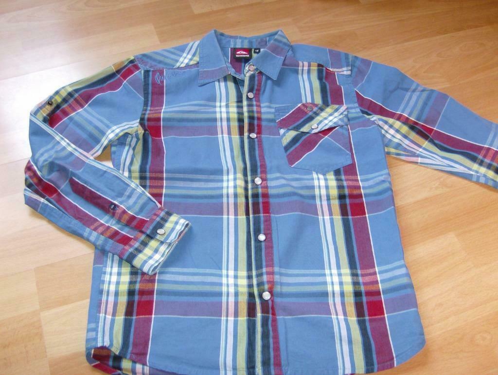 hemd quiksilver - maat 12 jaar - als nieuw, Quiksilver, Overhemd of Blouse, Ophalen of Verzenden, Zo goed als nieuw