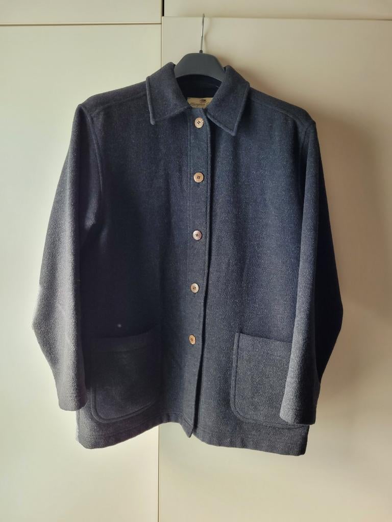 Hampton Bays, jas lamswol, M, antraciet, Kleding | Dames, Jassen | Winter, Ophalen of Verzenden, Gedragen