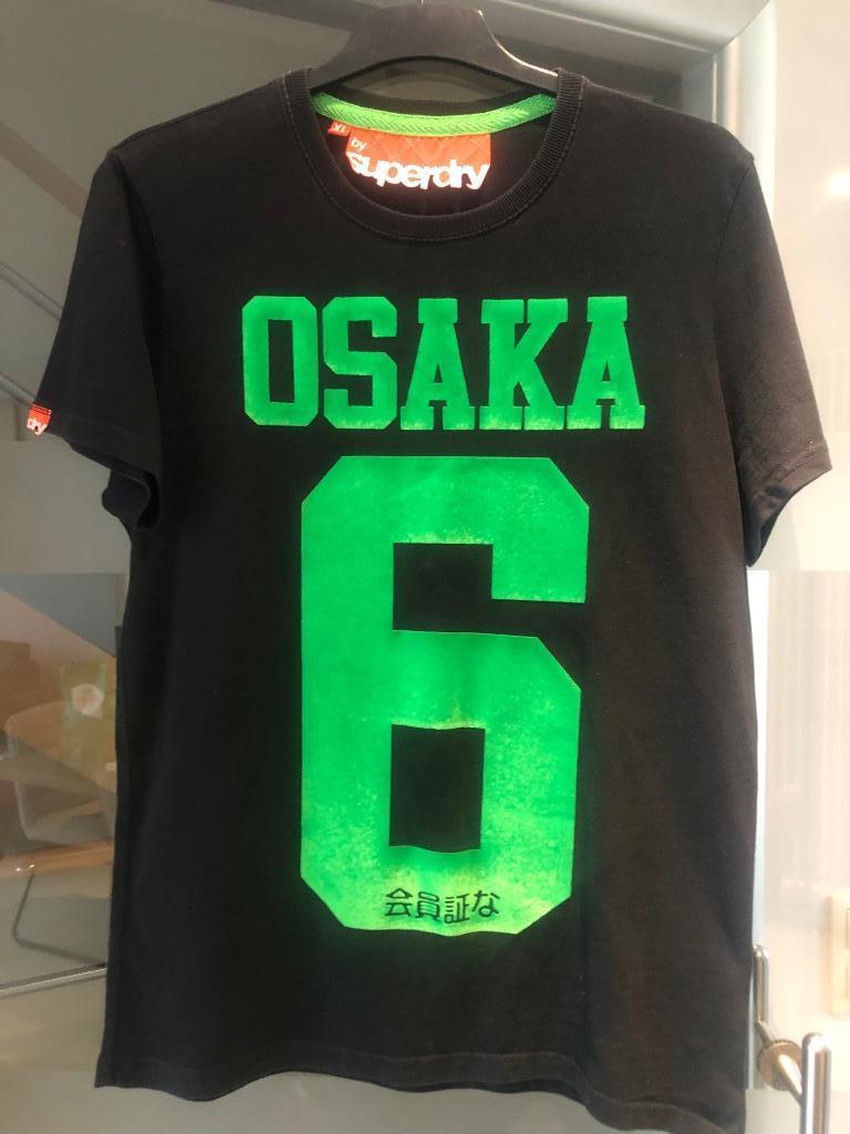 Zwarte heren t shirt maat Xl merk Superdry, perfecte staat, Enlèvement ou Envoi, SuperDry, Taille 56/58 (XL), Comme neuf