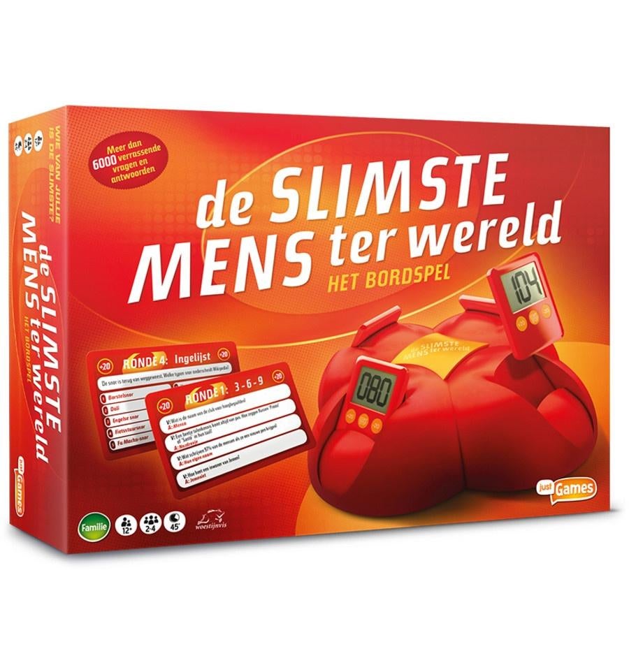 Spellen De slimste mens ter wereld, Hobby en Vrije tijd, Drie of vier spelers, Ophalen, Nieuw, Dust Games