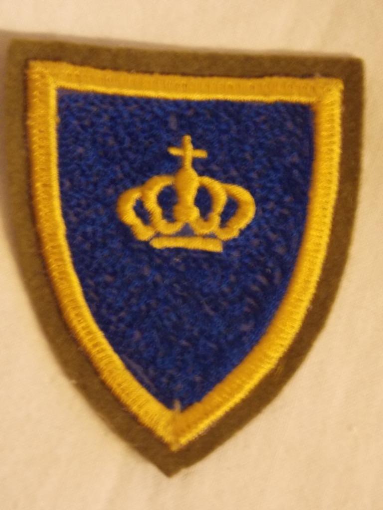 Patch du corps de la garde luxembourgeois 1945-1962, Enlèvement ou Envoi, Armée de terre, Emblème ou Badge