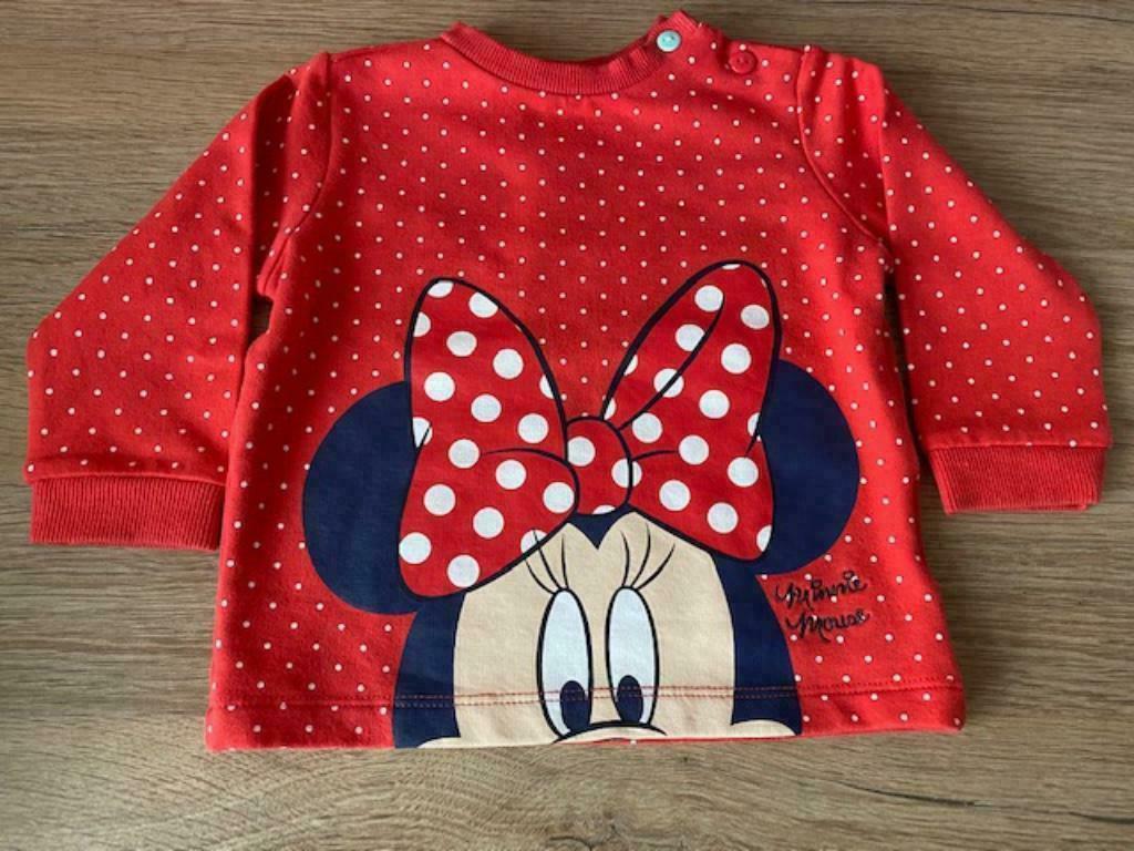 Trui Minnie Mouse maat 68, Kinderen en Baby's, Babykleding | Maat 68, C&A, Ophalen of Verzenden, Zo goed als nieuw, Truitje of Vestje