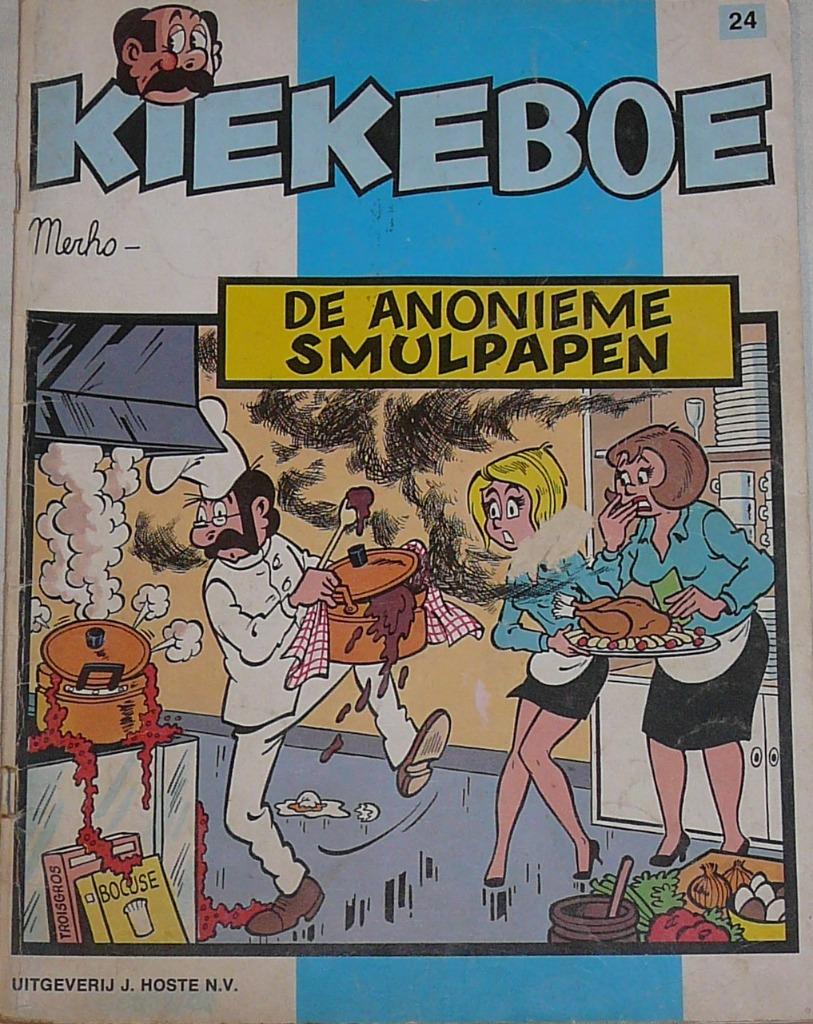 Kiekeboe (24)  De Anonieme Smulpapen (doos 15), Boeken, Stripverhalen, Gelezen, Ophalen of Verzenden