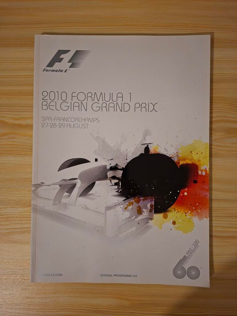 Belgian F1 Grand Prix 2010 Spa-Francorchamps - programme, Boeken, Ophalen of Verzenden, Zo goed als nieuw