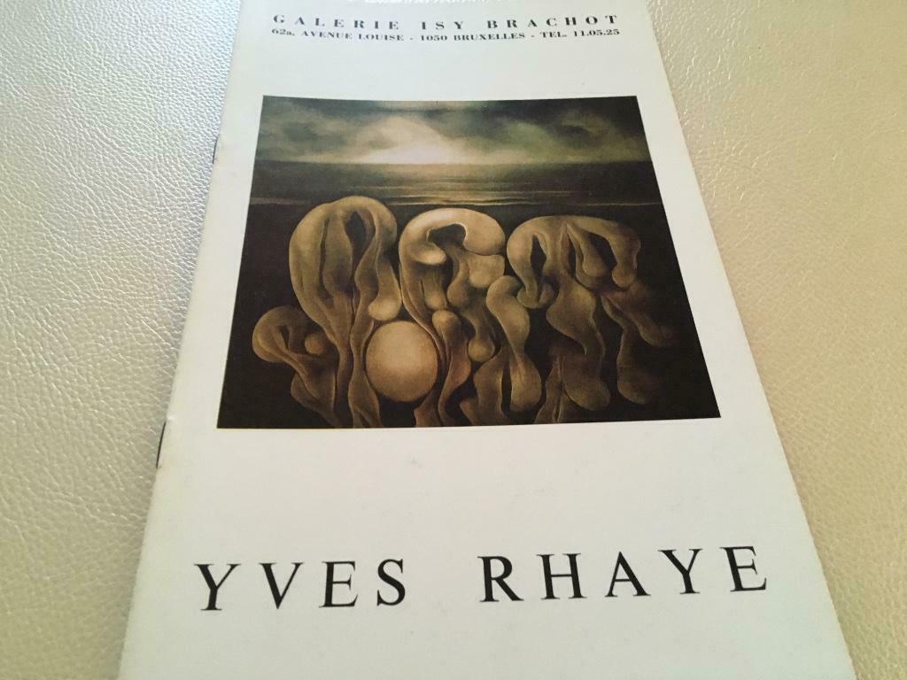 Yves Rhayé peintures dun cataloogje Brussel, Ophalen of Verzenden, Zo goed als nieuw, Schilder- en Tekenkunst