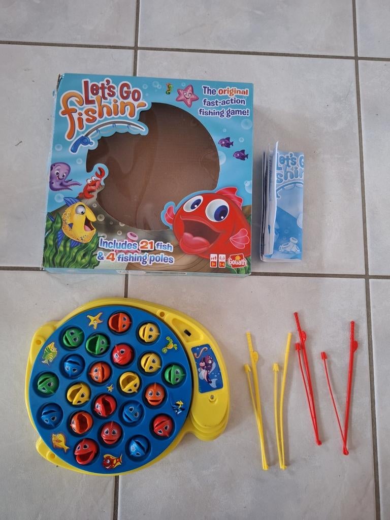 Let's go fishing gezelschapspel - Goliath, Hobby & Loisirs créatifs, Jeux de société | Autre, 1 ou 2 joueurs, Enlèvement ou Envoi