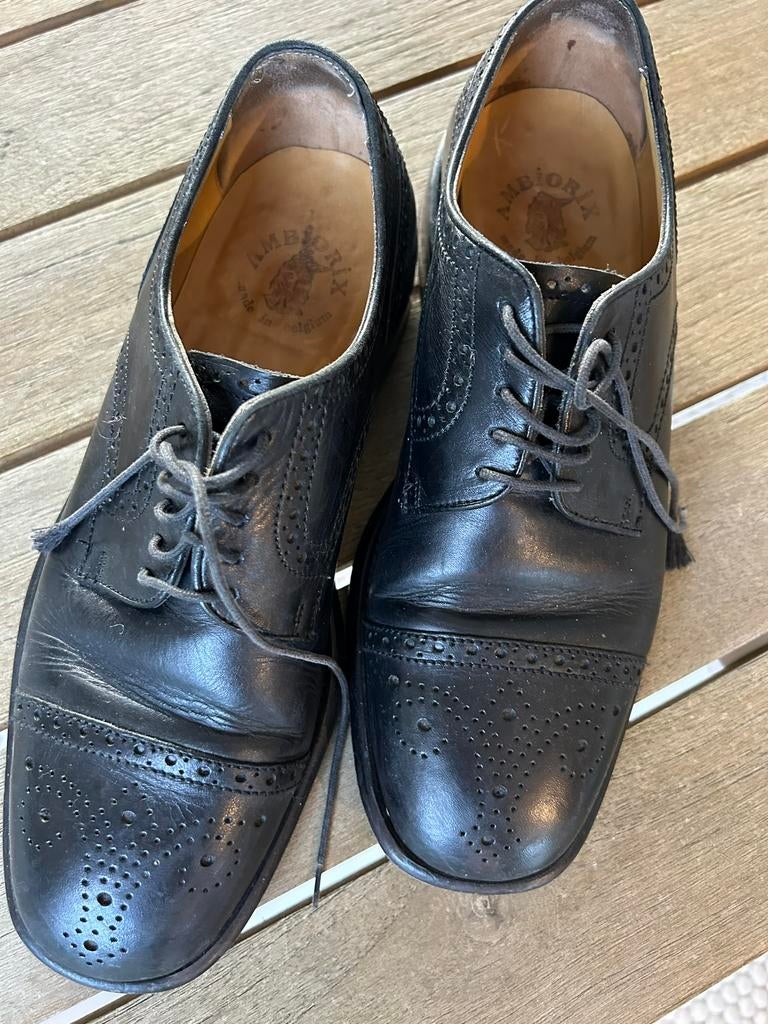 Herenschoen Ambiorix 41,5, Kleding | Heren, Schoenen, Ambiorix, Zwart, Ophalen of Verzenden, Gedragen