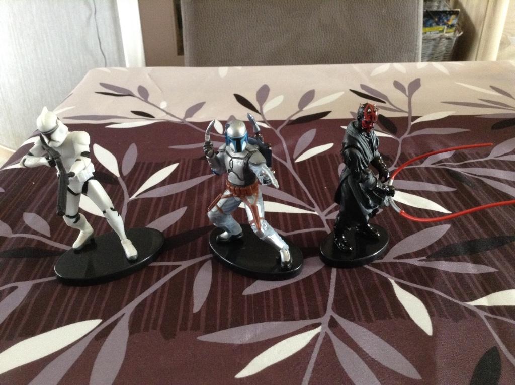 Star Wars verschillende characters (2010) (11 cm), Ophalen of Verzenden, Gebruikt, Actiefiguurtje