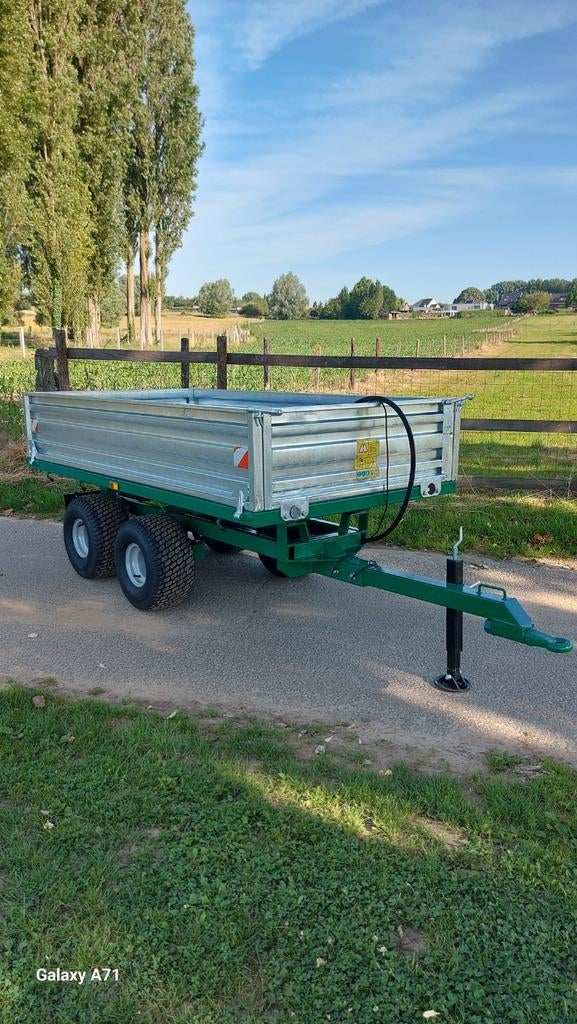 NIEUWE kipper 2.5T dubbelas galva TOPPER! Promo!!!, Zakelijke goederen, Landbouw | Werktuigen, Ophalen